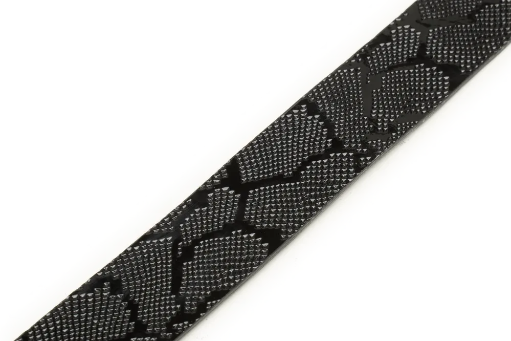 LEATHER BELT A1336 BKA - LOGO