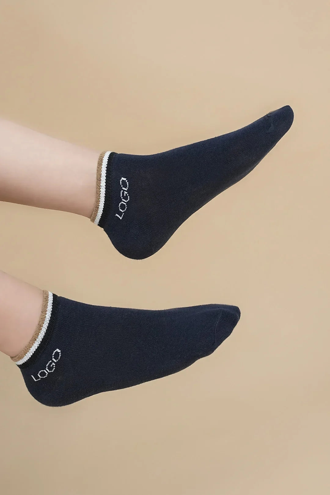 LOGO MENS ANKLE COTTON SOCKS (PACK OF 1)