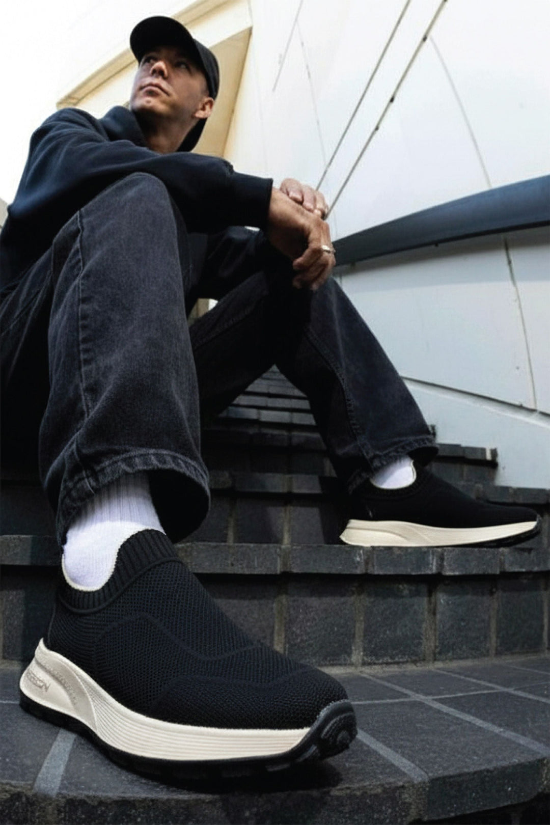 LOGO ELAN NOIR SNEAKER