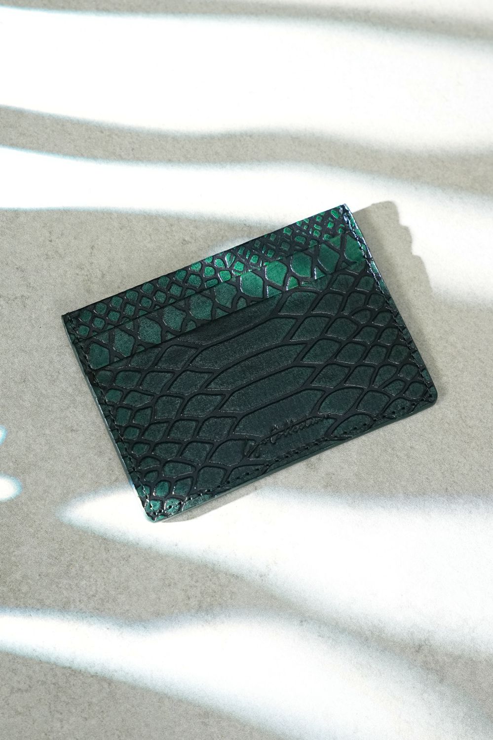 CARD WALLET CH582 GRN  "RFID PROTECTION"