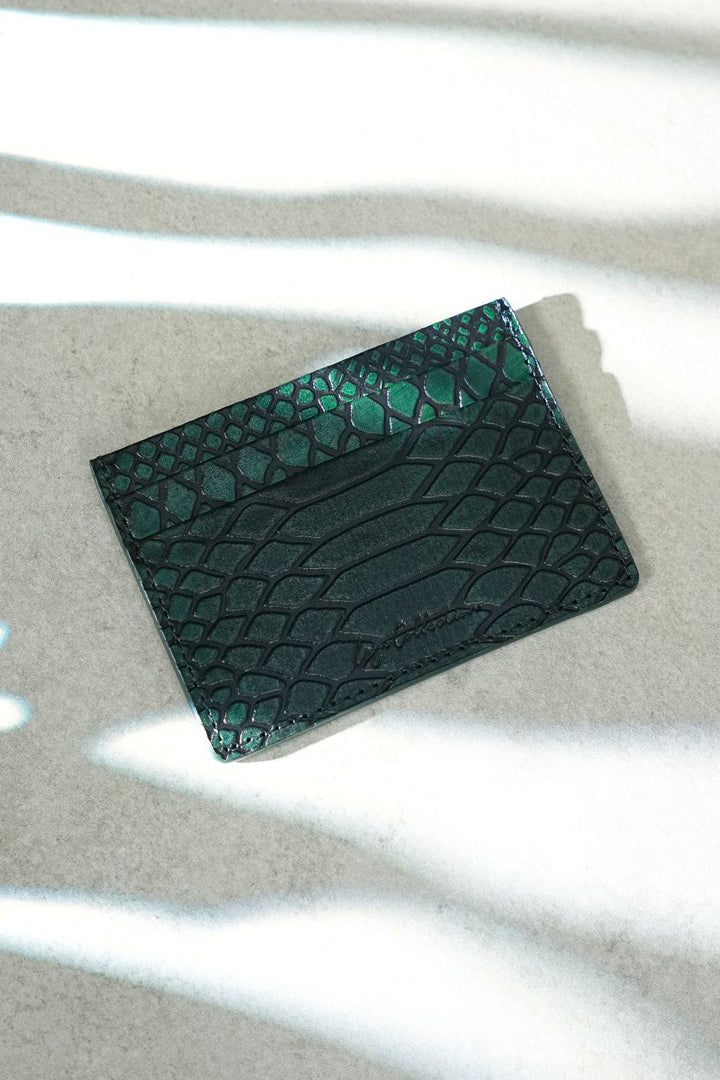 CARD WALLET CH582 GRN  "RFID PROTECTION"