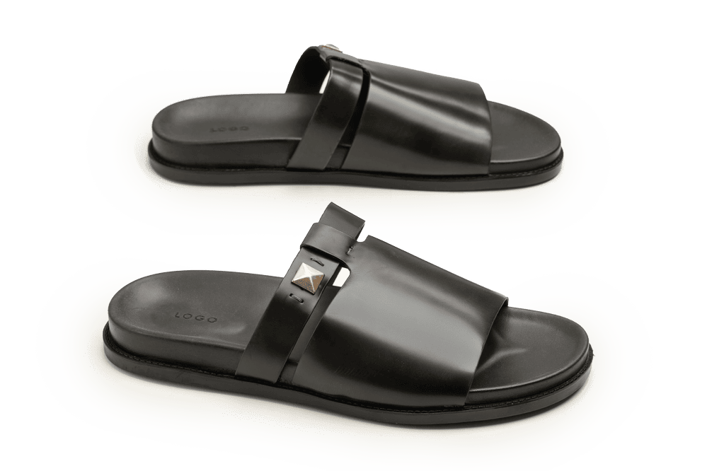 Handmade Mens Leather Slippers LOGO LOGO Global