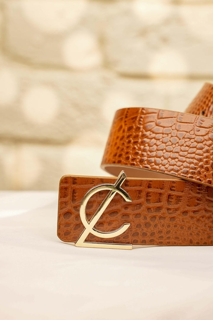 LOGO Ravenhall  LEATHER BELT