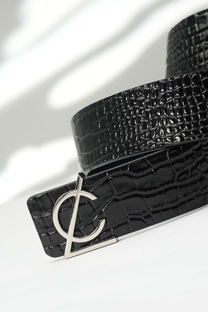 LEATHER BELT A1296 BKA