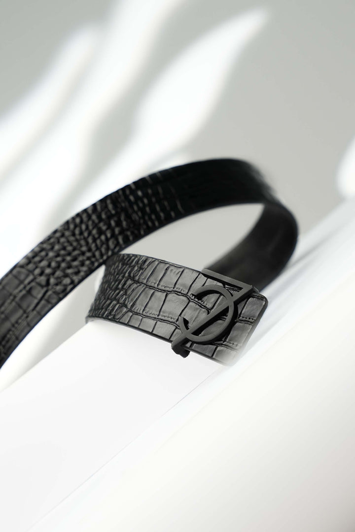 LEATHER BELT A1298 BKA