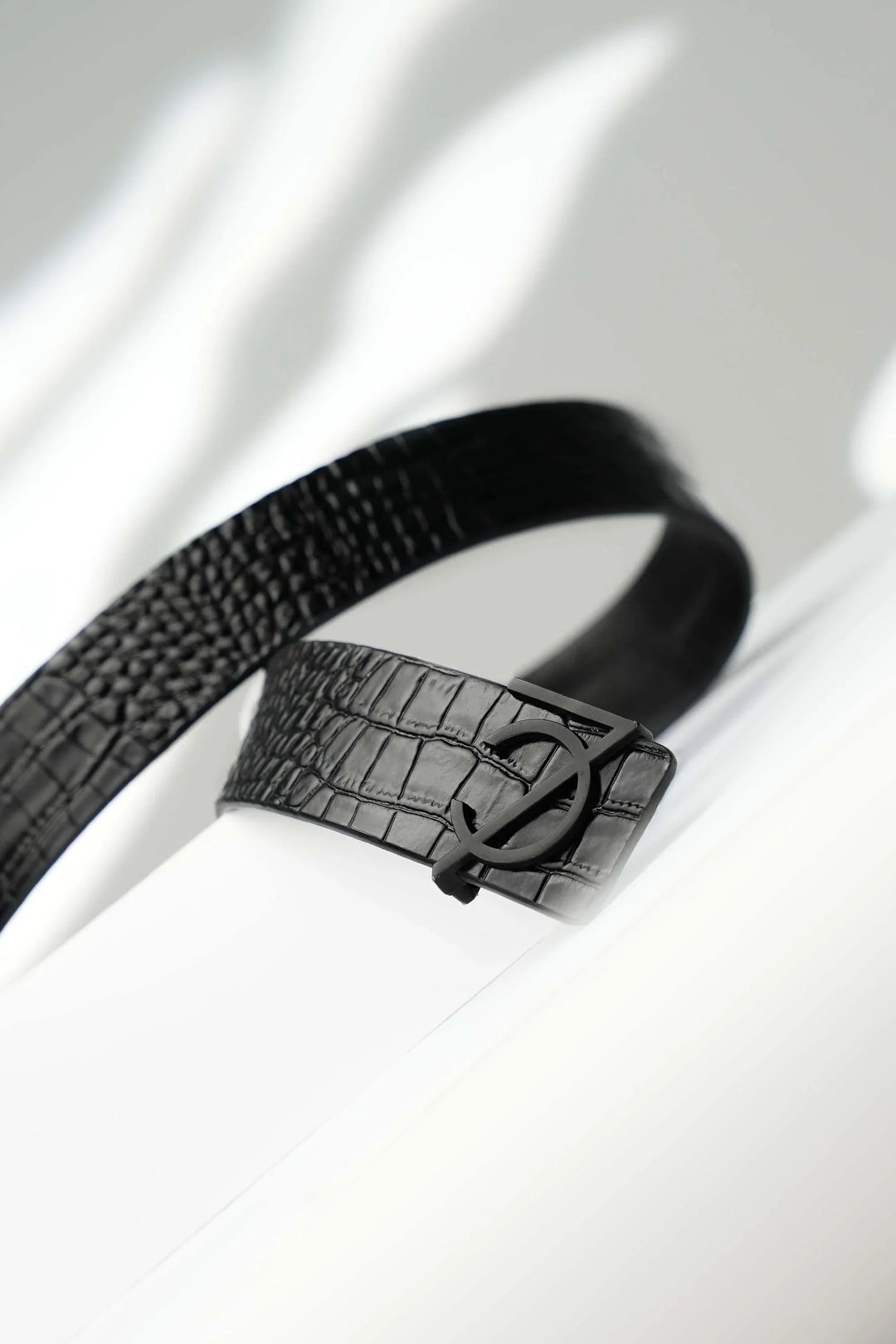 LOGO ORVENA LEATHER BELT