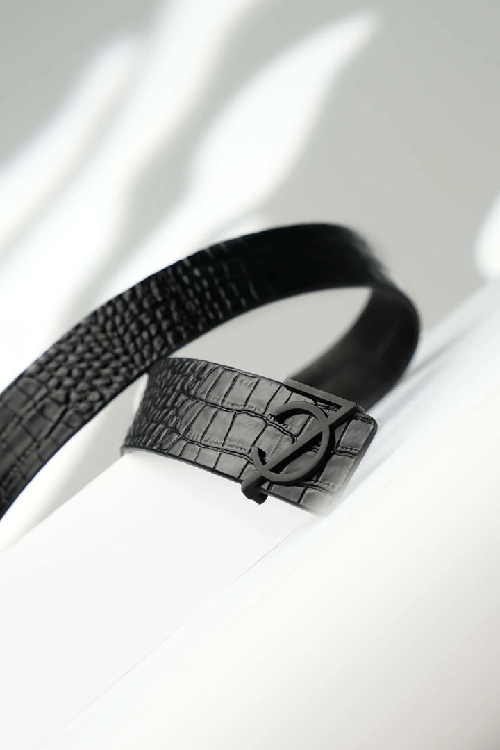 LOGO ORVENA LEATHER BELT
