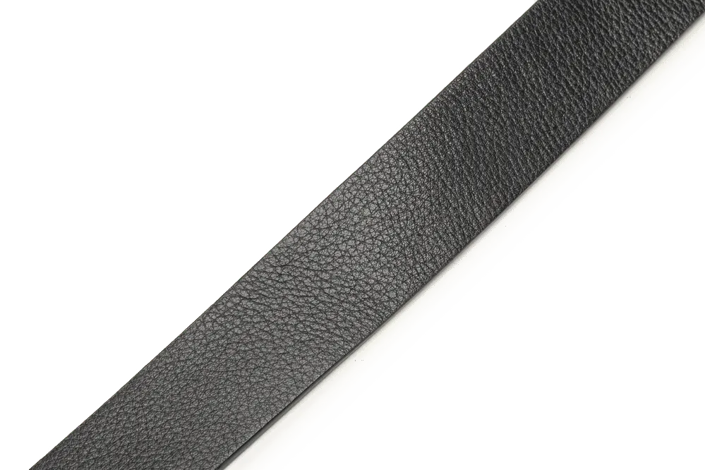 LEATHER BELT A1308 BKA - LOGO
