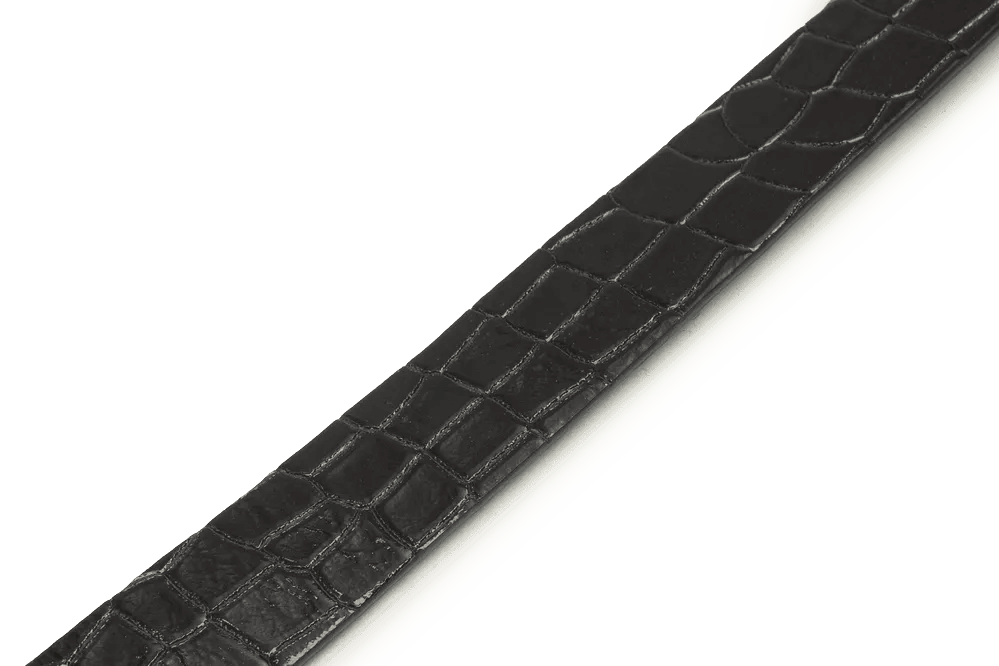 LEATHER BELT A1309 BKA - LOGO