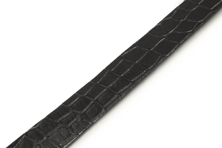 LEATHER BELT A1309 BKA - LOGO