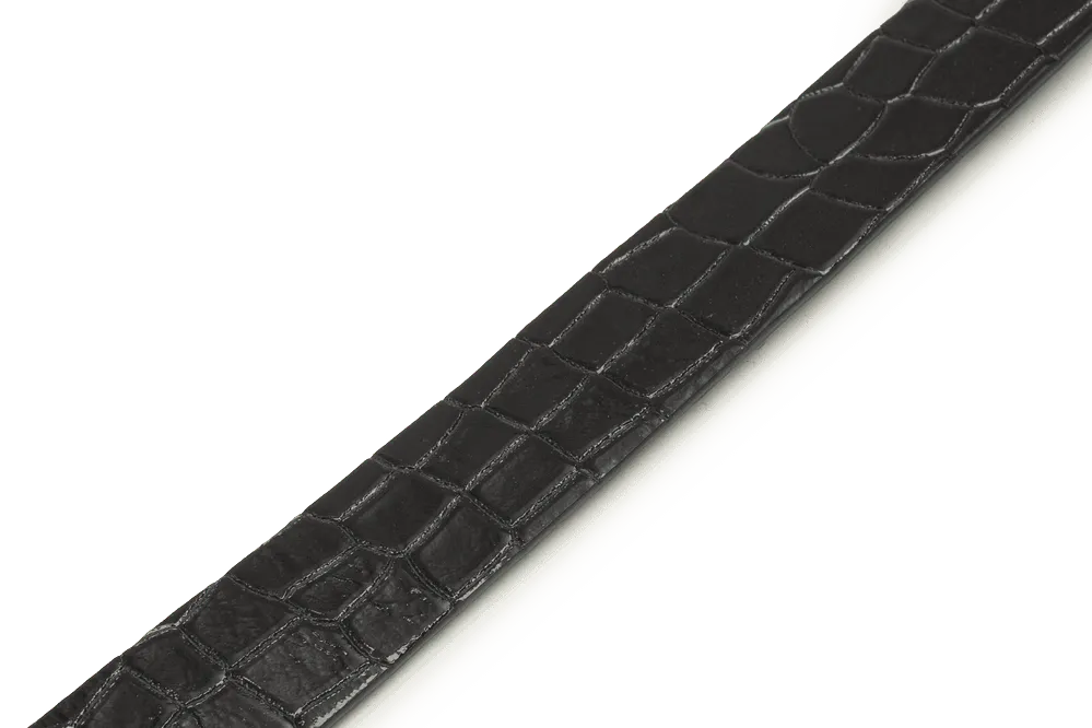 LEATHER BELT A1309 BKA - LOGO