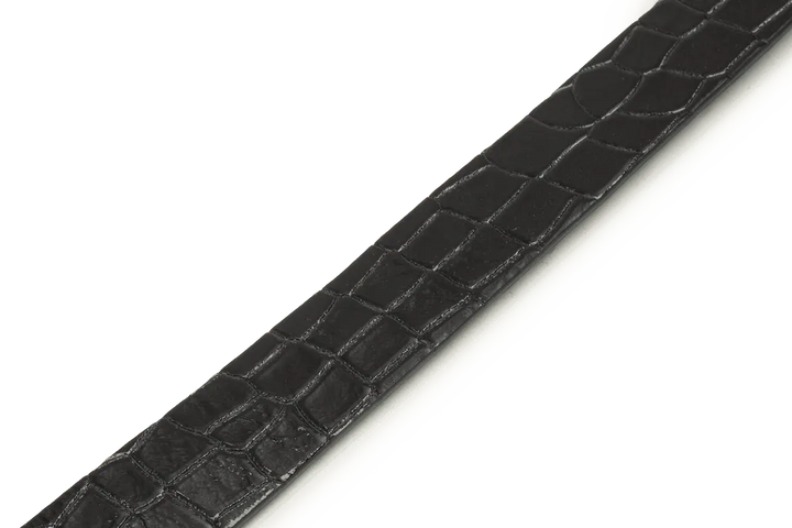 LEATHER BELT A1309 BKA - LOGO