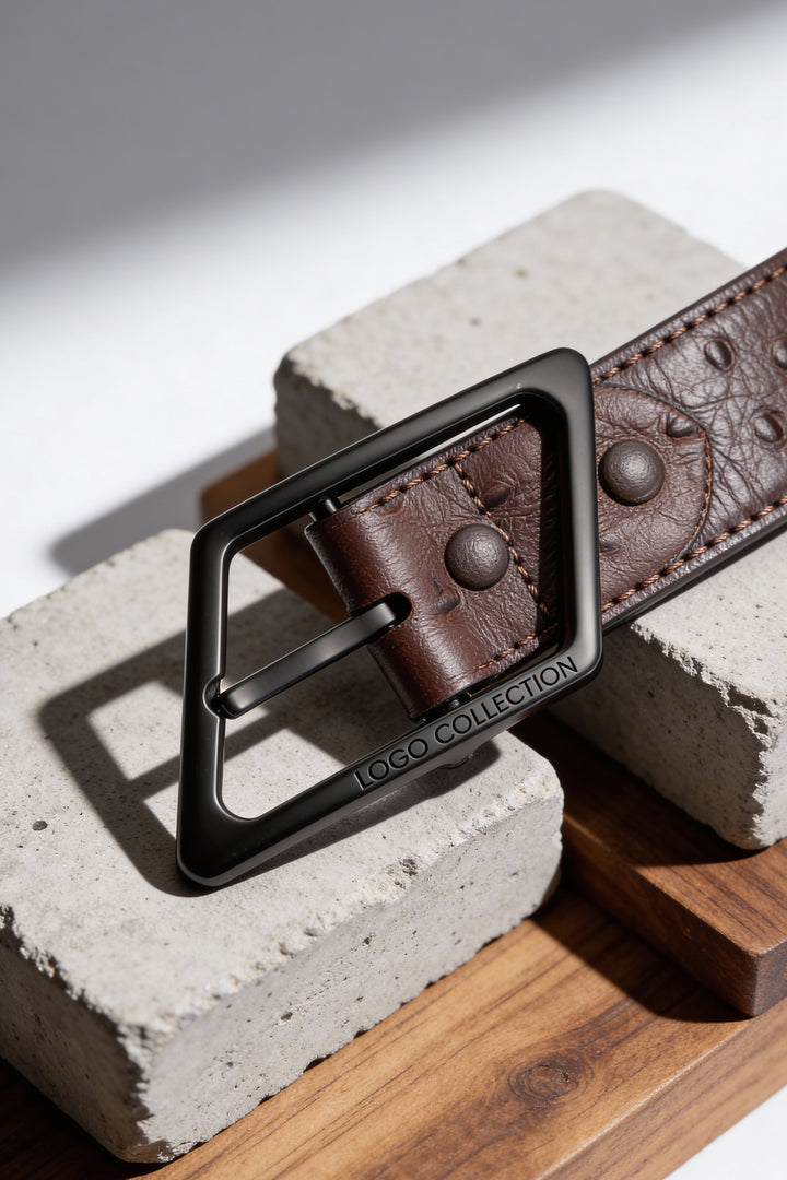 LOGO Montavinoire LEATHER BELT