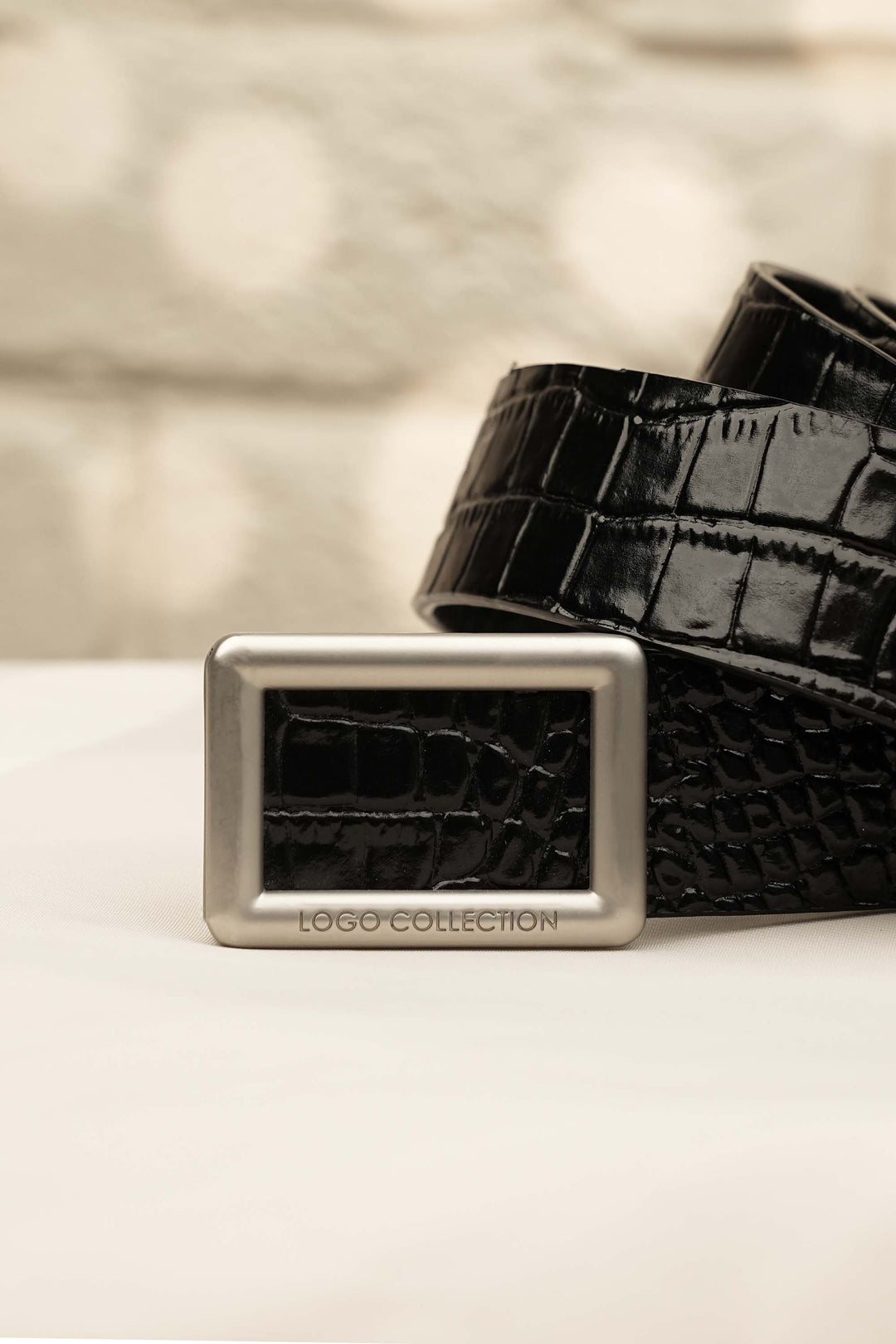 LEATHER BELT A1315 BKA