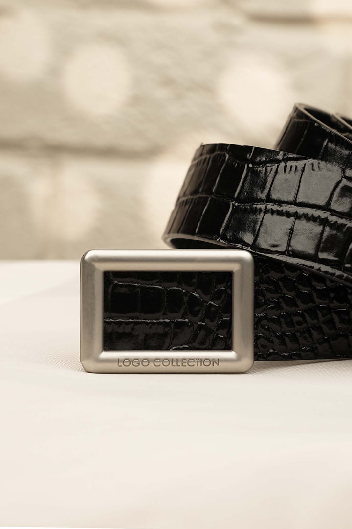 LEATHER BELT A1315 BKA