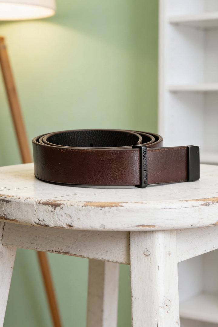 LOGO LEATHER BELT