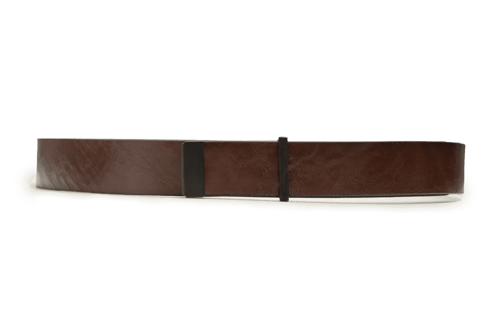 LEATHER BELT A1321 BRA - LOGO