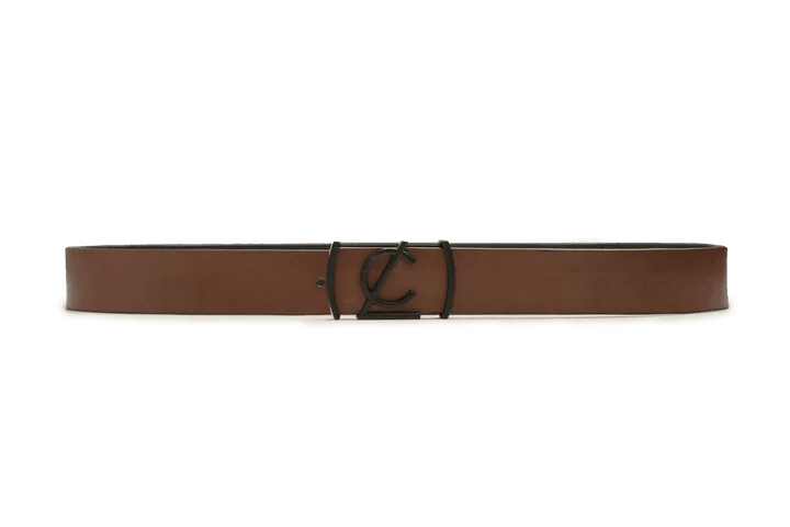 LEATHER BELT A1325 BRA - LOGO