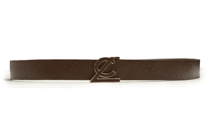 LEATHER BELT A1333 BRA - LOGO