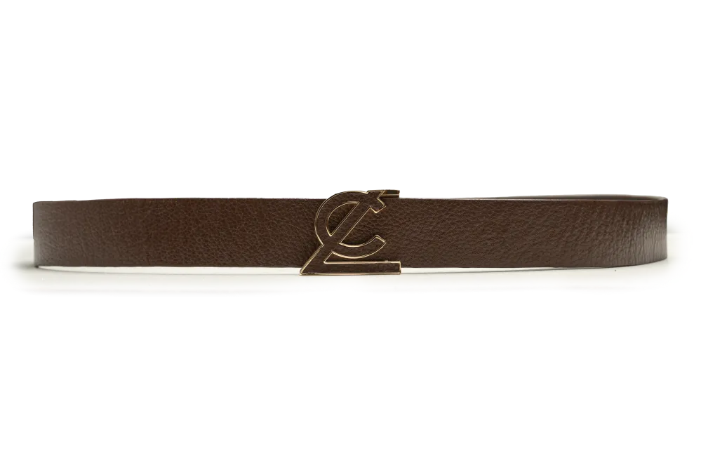 LEATHER BELT A1333 BRA - LOGO