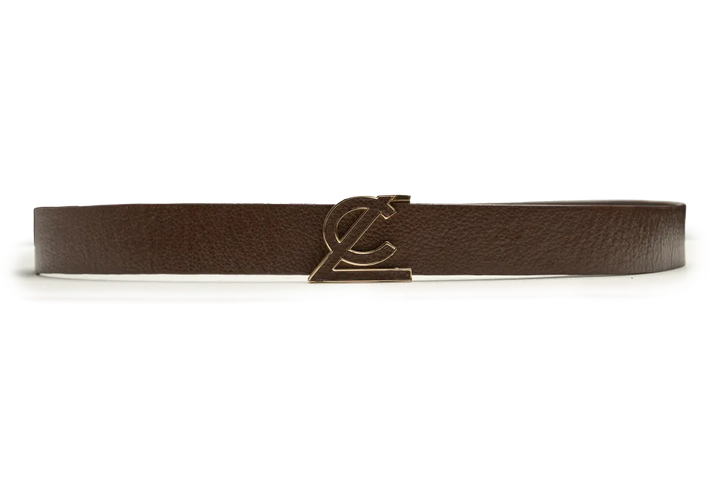 LEATHER BELT A1333 BRA - LOGO