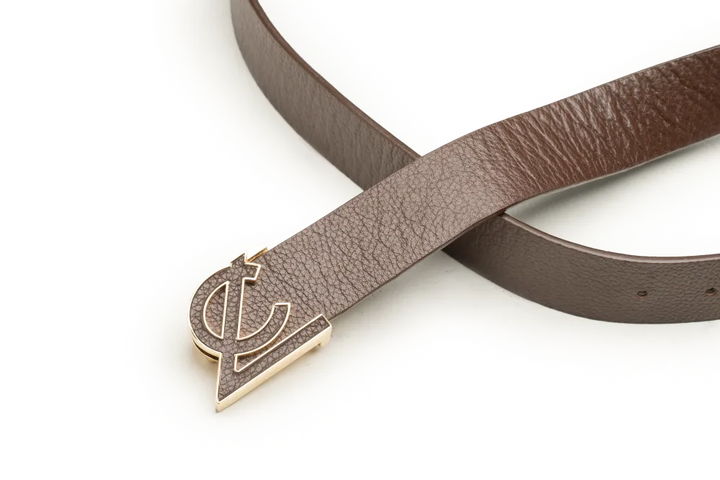 LEATHER BELT A1333 BRA - LOGO