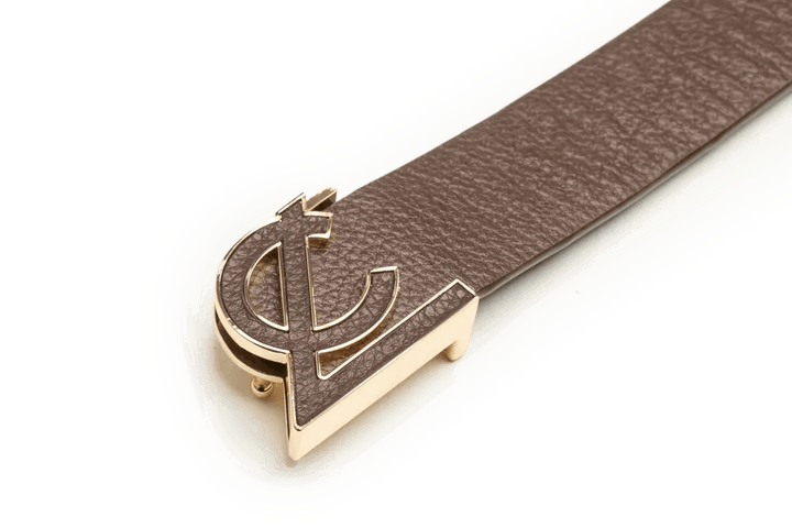 LEATHER BELT A1333 BRA - LOGO