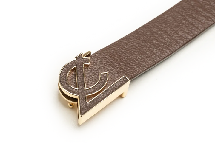 LEATHER BELT A1333 BRA - LOGO