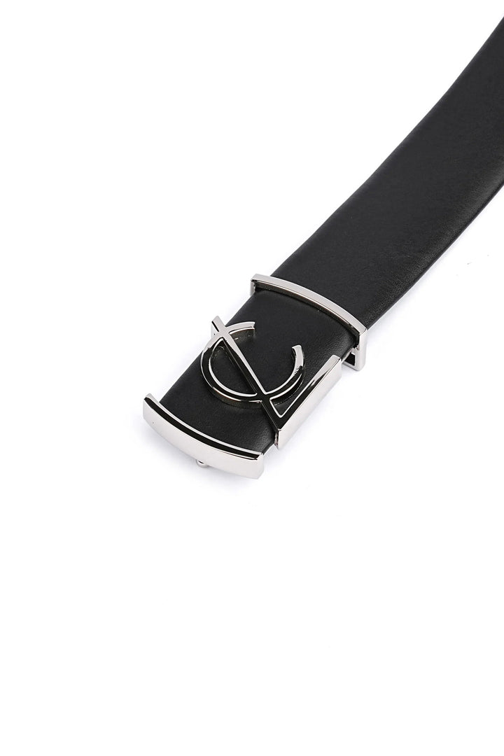 LOGO ALDERVALE LEATHER BELT