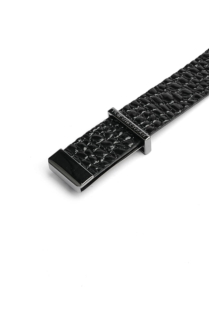 LOGO VALENFORDE LEATHER BELT