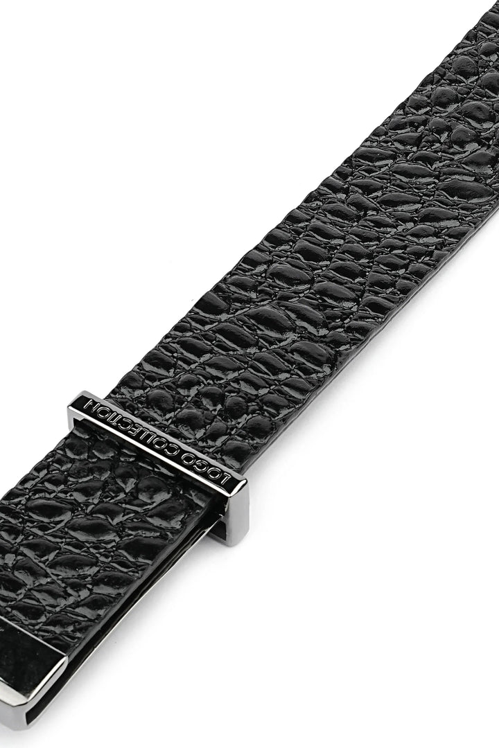 LOGO VALENFORDE LEATHER BELT