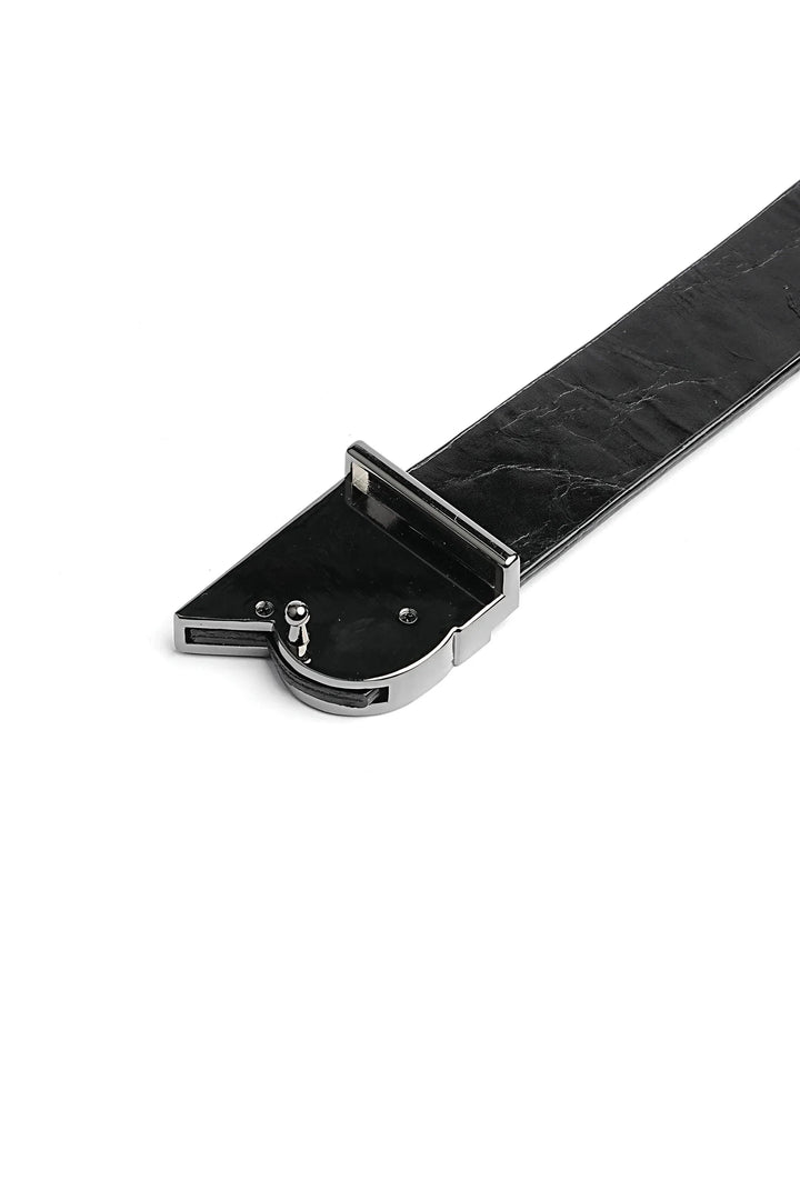 LOGO SAVARELLON LEATHER BELT