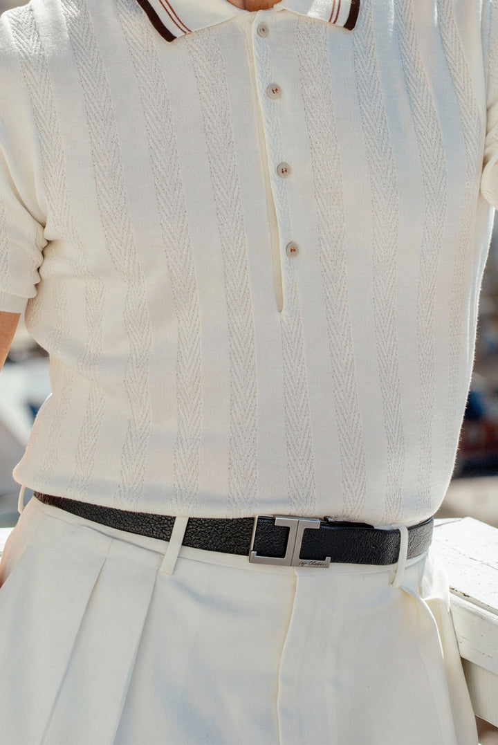 LOGO LEATHER BELT