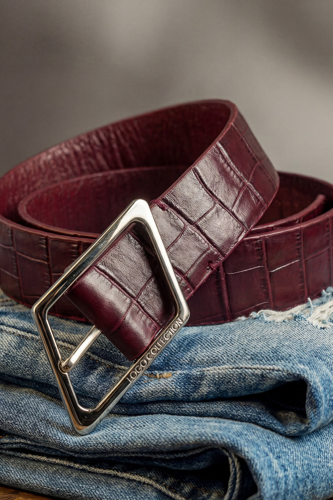 LOGO SEVERINO LEATHER BELT