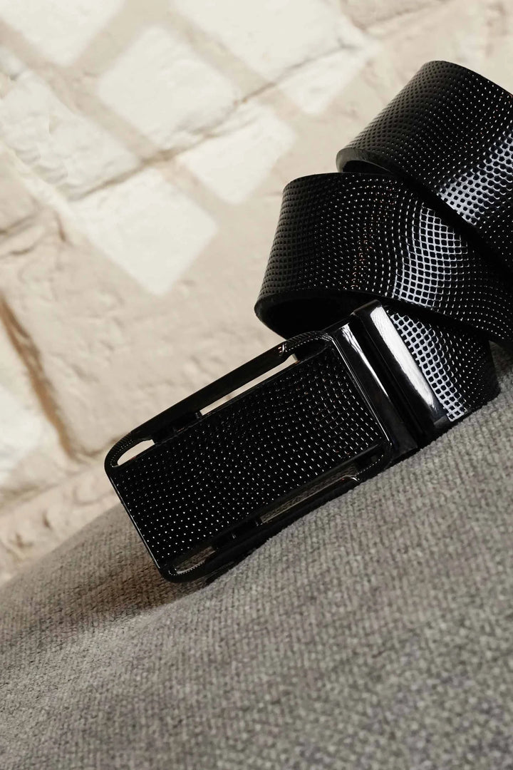 LEATHER BELT A1358 BKA