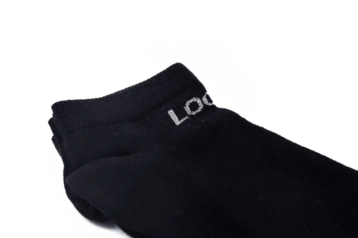 LOGO MENS ANKLE COTTON SOCKS (PACK OF 2)