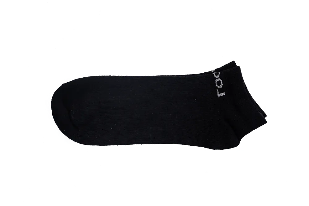 LOGO MENS ANKLE COTTON SOCKS (PACK OF 2) - LOGO