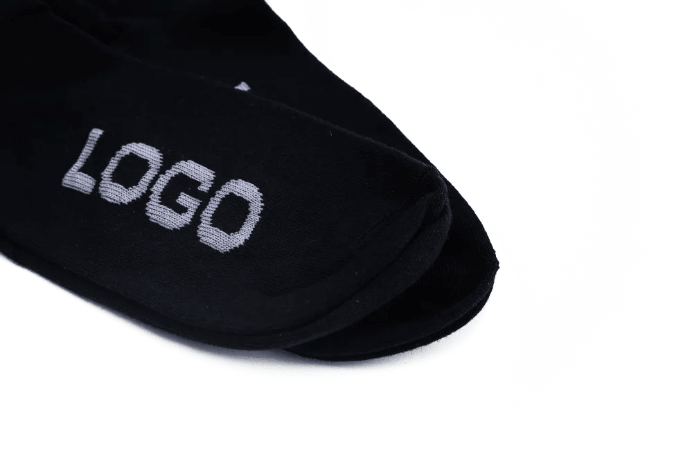 LOGO MENS ANKLE COTTON SOCKS (PACK OF 2) - LOGO