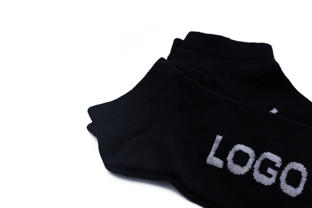 LOGO MENS ANKLE COTTON SOCKS (PACK OF 2) - LOGO