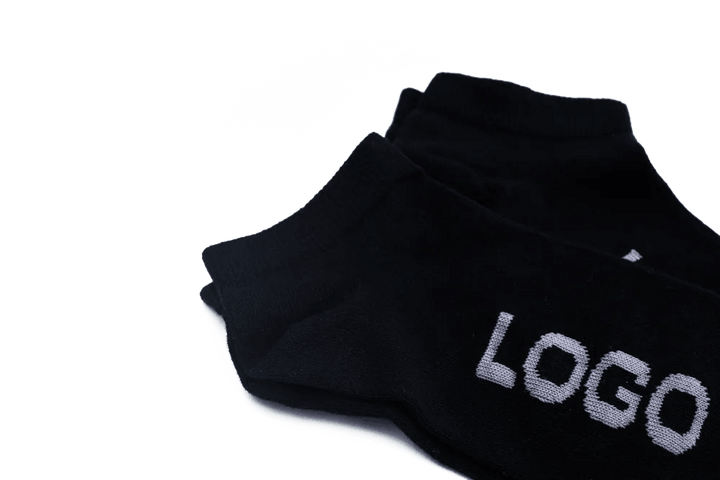 LOGO MENS ANKLE COTTON SOCKS (PACK OF 2) - LOGO