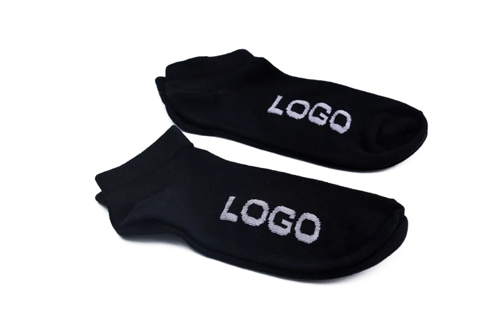 LOGO MENS ANKLE COTTON SOCKS (PACK OF 2) - LOGO