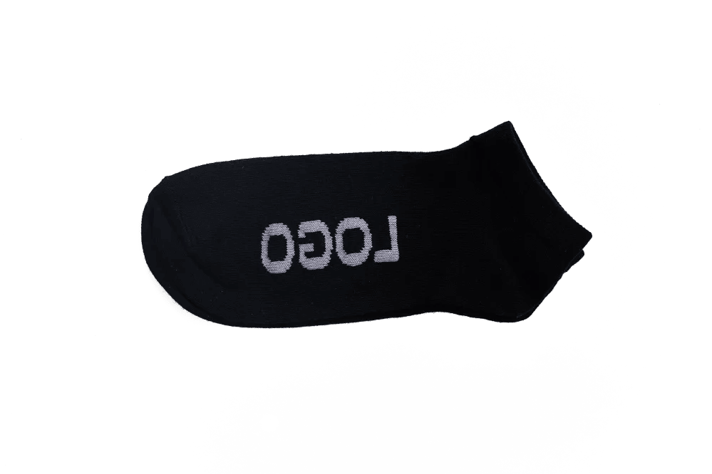 LOGO MENS ANKLE COTTON SOCKS (PACK OF 2) - LOGO