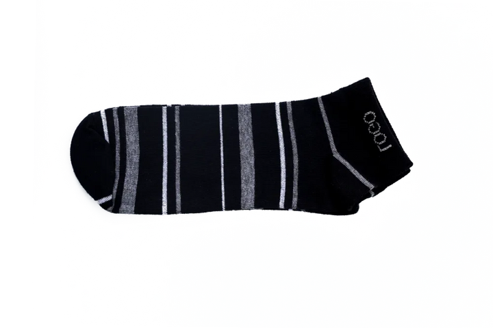 LOGO MENS ANKLE COTTON SOCKS (PACK OF 2) - LOGO