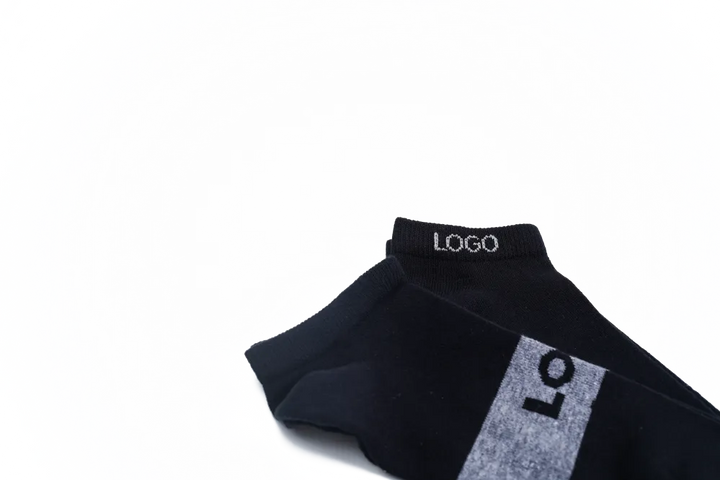 LOGO MENS ANKLE COTTON SOCKS (PACK OF 2) - LOGO