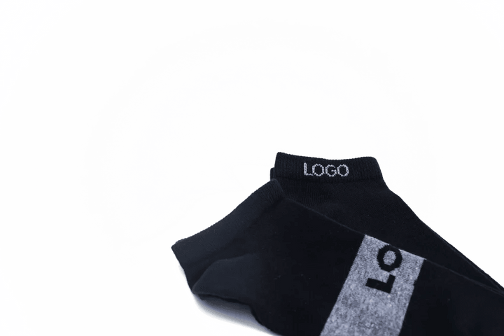 LOGO MENS ANKLE COTTON SOCKS (PACK OF 2) - LOGO