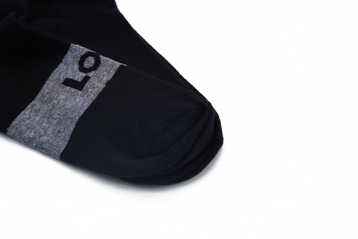 LOGO MENS ANKLE COTTON SOCKS (PACK OF 2) - LOGO