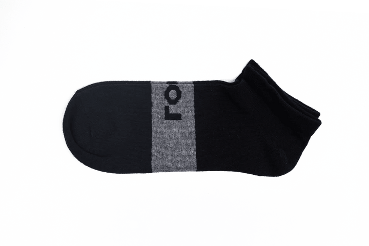 LOGO MENS ANKLE COTTON SOCKS (PACK OF 2) - LOGO