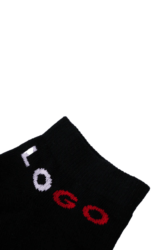 LOGO ANKLE COTTON SOCKS (PACK OF 3)