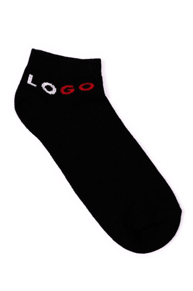 MENS ANKLE COTTON SOCKS (PACK OF 3) - LOGO
