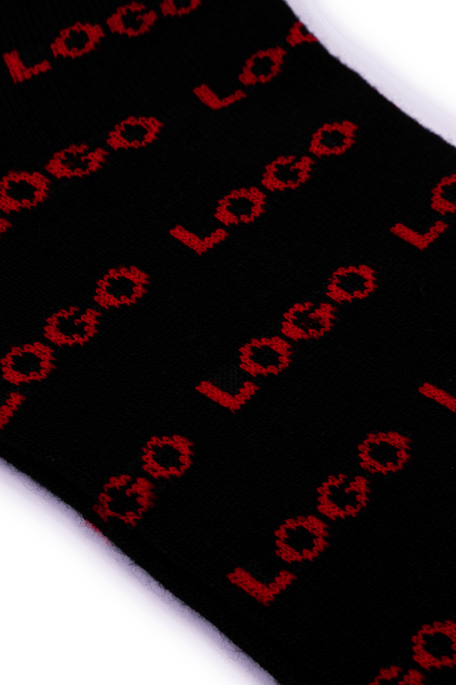 MENS ANKLE COTTON SOCKS (PACK OF 3) - LOGO